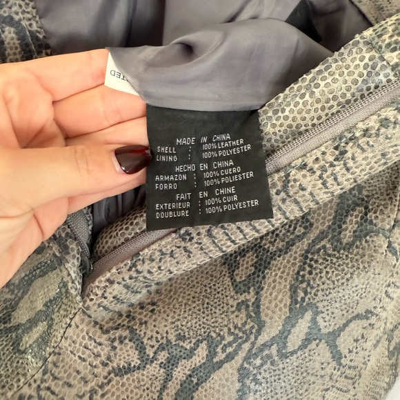 Vintage Colebrook & Co. Snakeskin Trousers - Picture 9 of 10